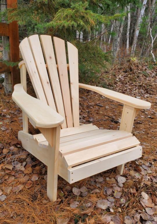 Bear Chair Kit, Pine
